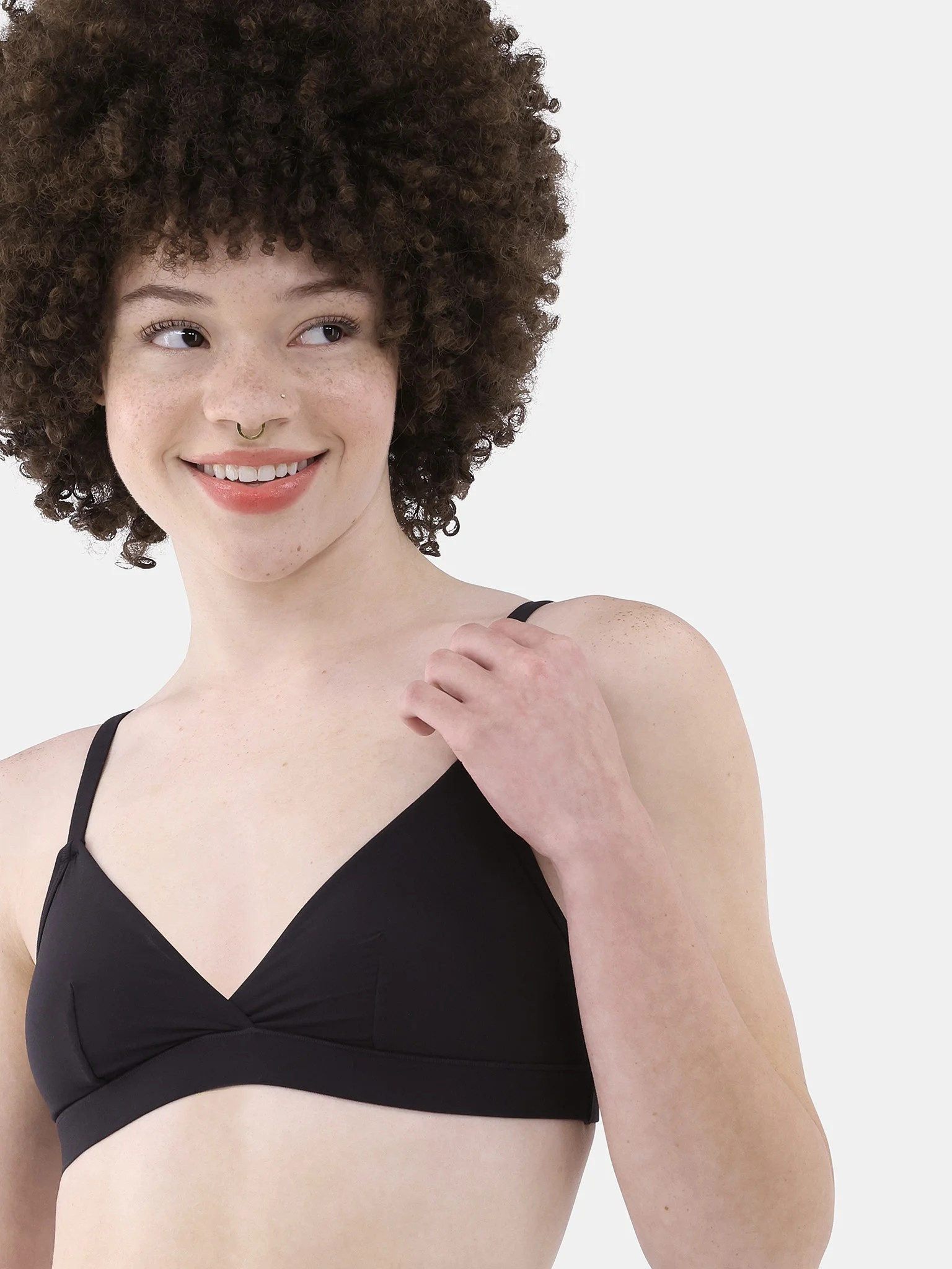 No Boundaries Fit Stretch Triangle Bralette, Women's XS-3XL | Walmart (US)