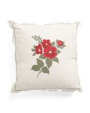 18x18 Needlepoint Floral Crochet Pillow | Home | Marshalls | Marshalls