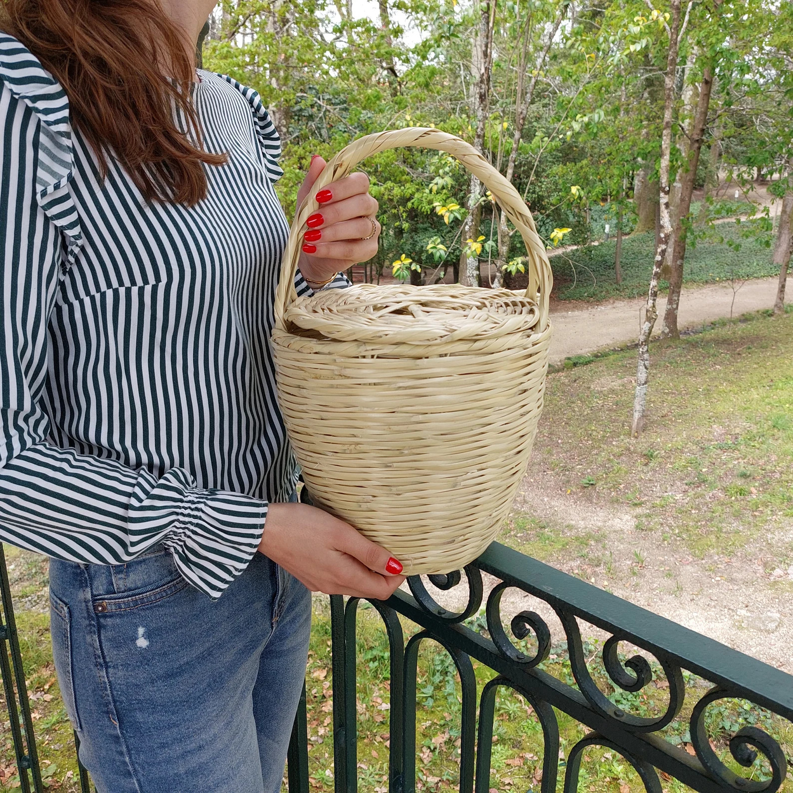 Original Jane Birkin Basket / Cane Basket / Birkin Basket / Vintage Basket Bag / Basket With Lid ... | Etsy (Global)
