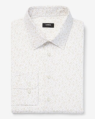 Extra Slim Floral Stretch Cotton 1mx Dress Shirt | Express
