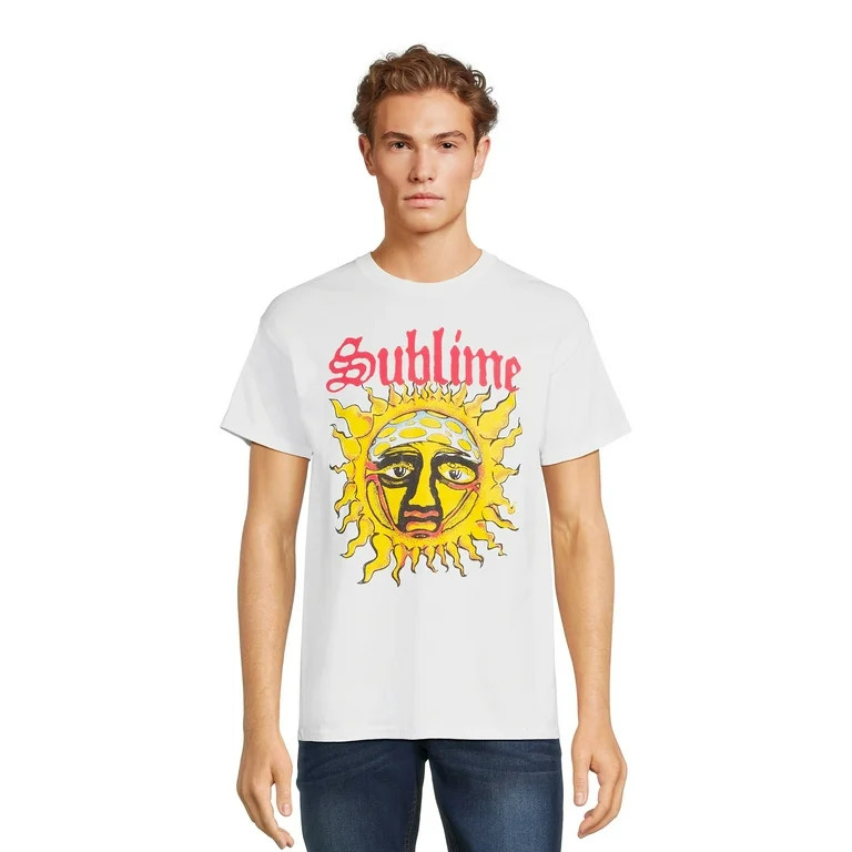 Sublime Men's Graphic Band Tee with Short Sleeves, Sizes S-3XL | Walmart (US)