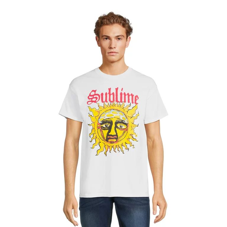 Sublime Men's Graphic Band Tee with Short Sleeves, Sizes S-3XL - Walmart.com | Walmart (US)