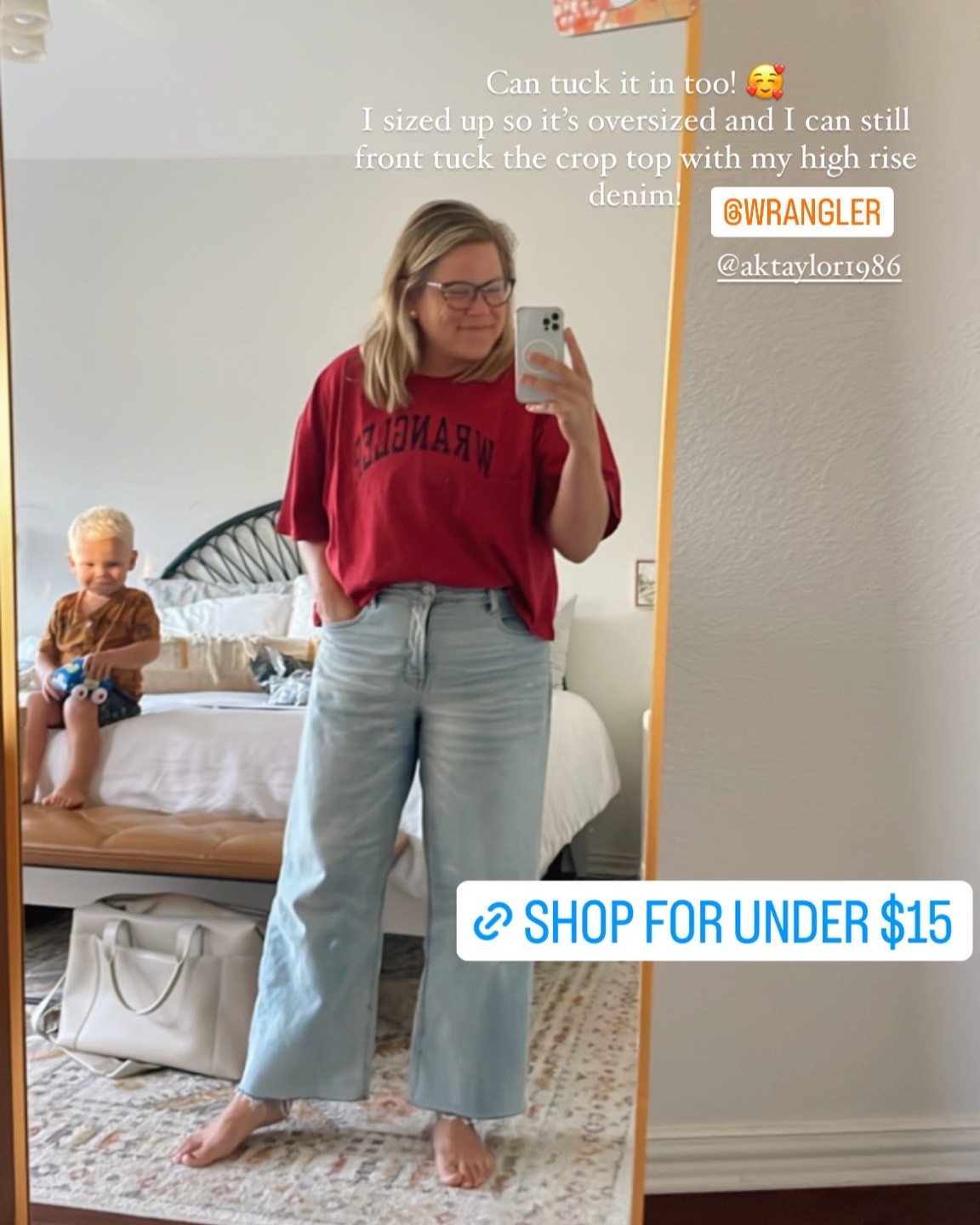 Loving my new comfy jeans and Wrangler crop top that’s on sale for under $15! 

#LTKunder100 #LTKunder50 #LTKBacktoSchool