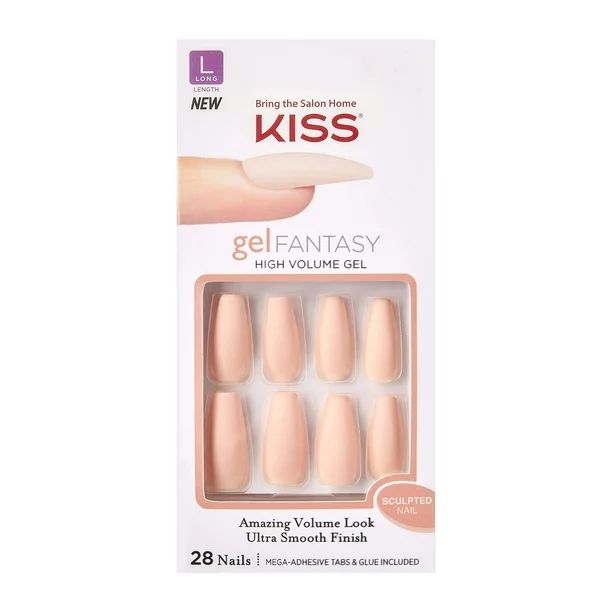 KISS Gel Fantasy Sculpted Nails - 4 the Cause | Walmart (US)
