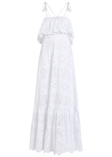 Broderie anglaise cotton-blend maxi dress | Harvey Nichols