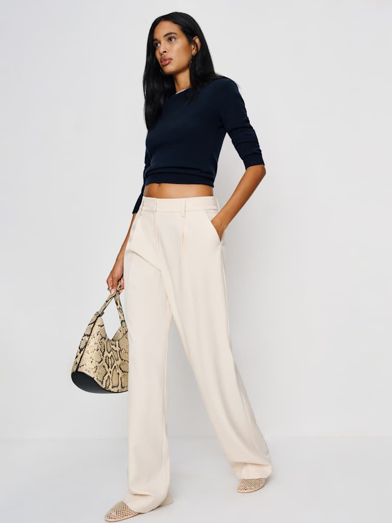 Lian Cashmere Crew Sweater | Reformation (Global)
