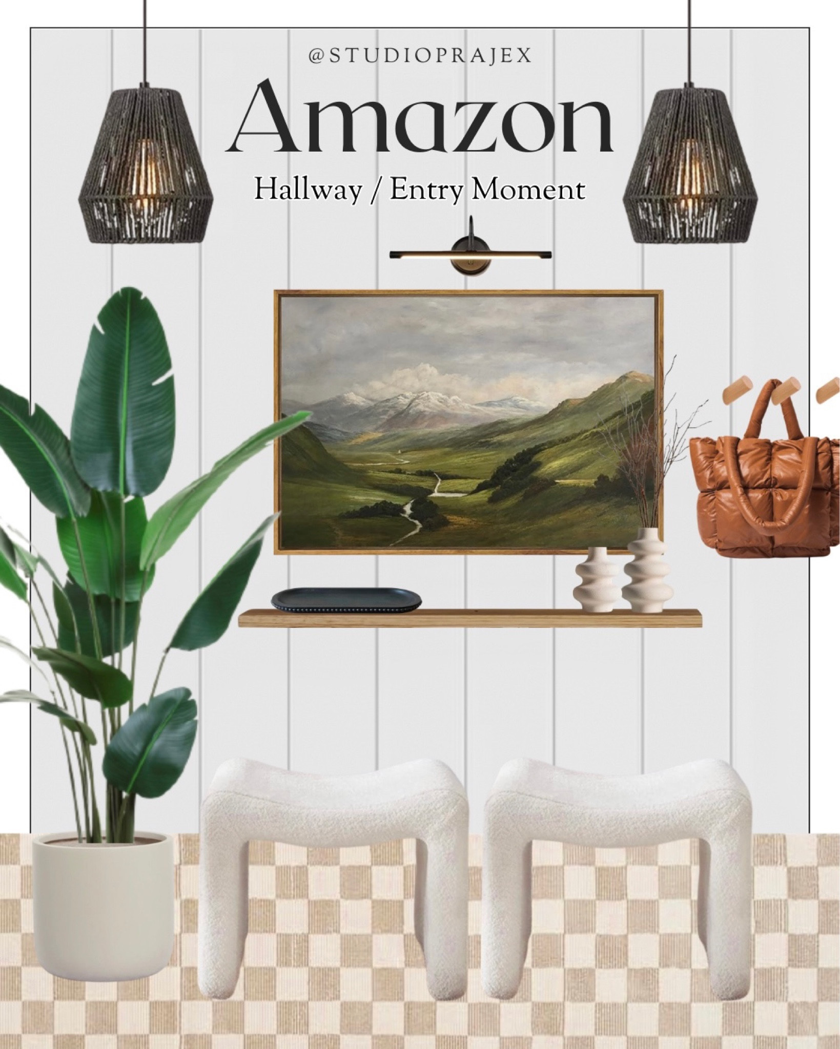 Yes, there is something you can do with that blank wall in your home! You will be amazed at how big of an impact it will make

Hallway decor | foyer entry decor | ottomans | art | duffel bag | lighting | home decor | living room | neutral styling | modern vintage cottage | Amazon home | Amazon finds | Reno | interior design |

#LTKfamily #LTKstyletip #LTKhome