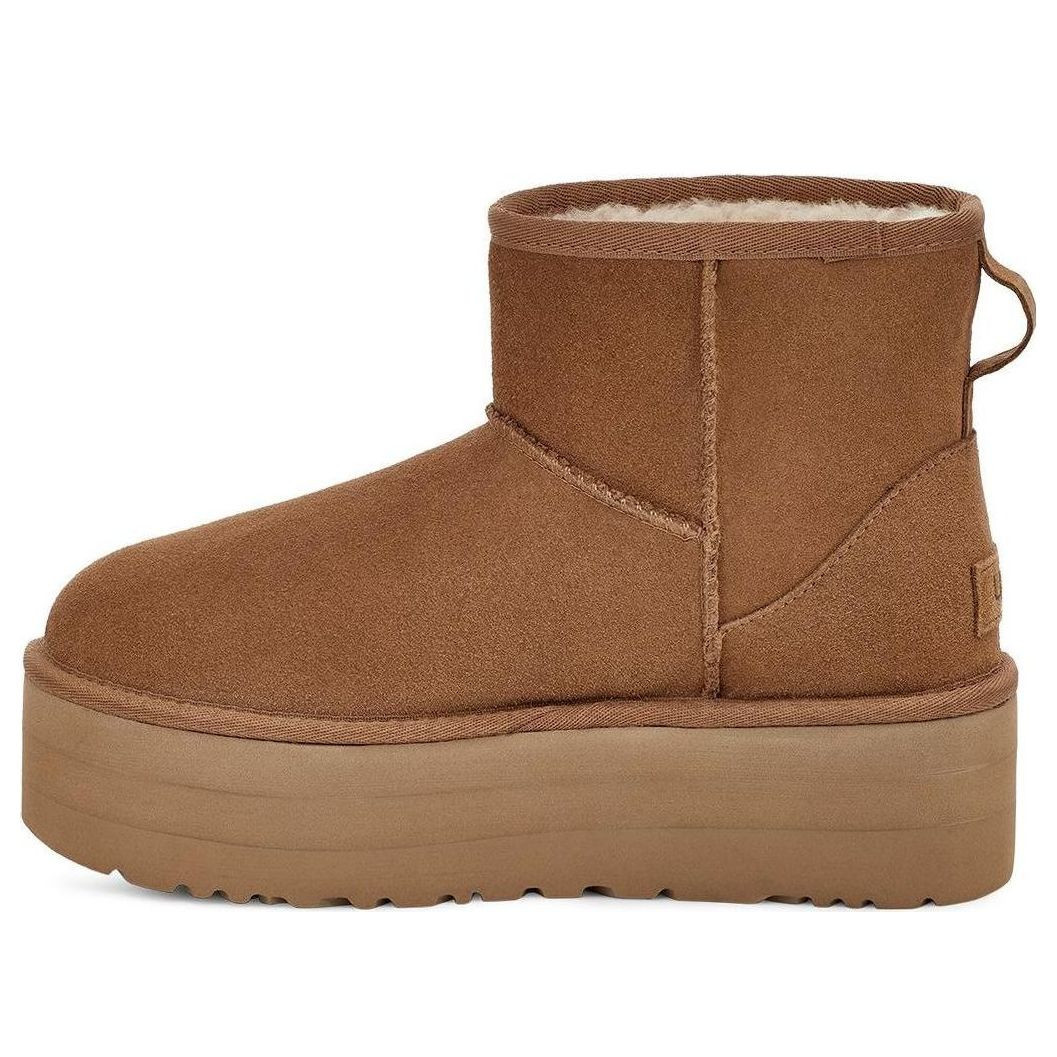 (WMNS) UGG Classic Mini Platform 'Chestnut' | KICKS CREW