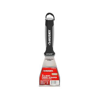 Husky 3 in. Bent Extendable Scraper with Stainless Steel Blade 90986 - The Home Depot | The Home Depot