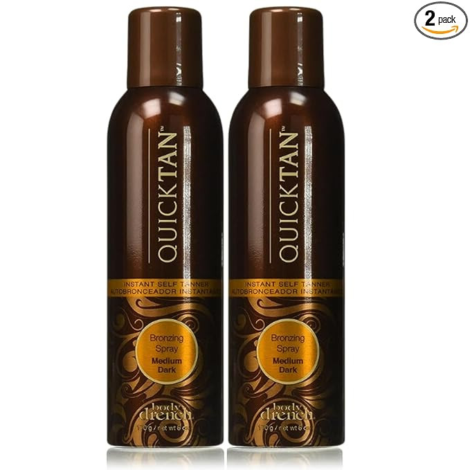 Body Drench Quicktan Quick Tan Bronzing Spray Medium Dark (The Perfect Ultra Bronzing Self-tanner... | Amazon (US)