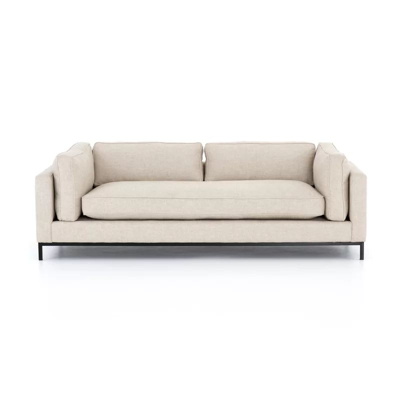 Suzy 91'' Square Arm Sofa with Reversible Cushions | Wayfair North America