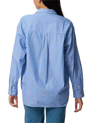 American Vintage Cotton Long Sleeve Shirt | David Jones | David Jones (Australia & New Zealand)