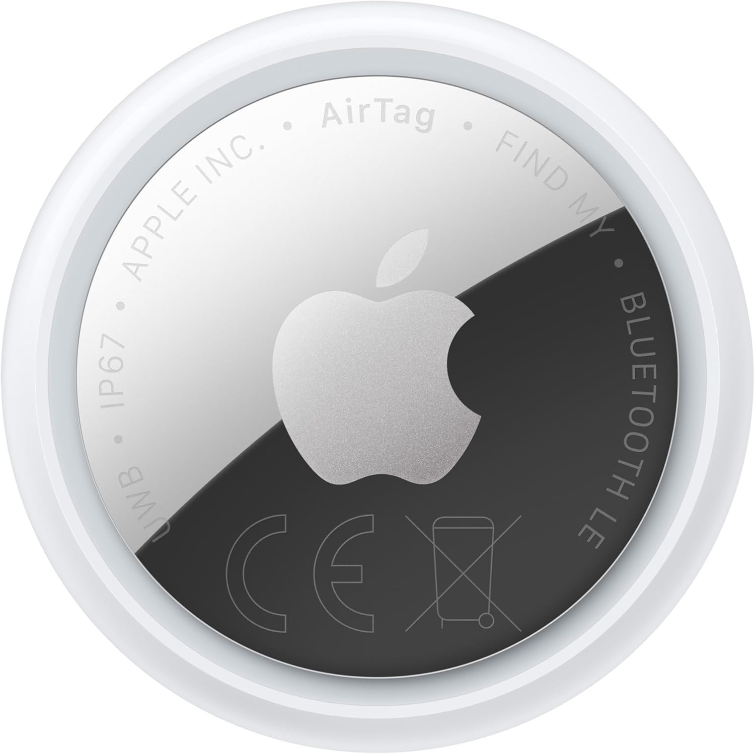 Apple AirTag (2nd generation): Tracker for Keychain, Wallet and More; Locator with Sound; Simple One-Tap Setup with iPhone or iPad; Key Finder with up to 1.5x Precision Finding Range | Amazon (UK)