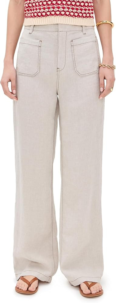 Madewell Women's Patch Pocket Flare Pants | Amazon (US)