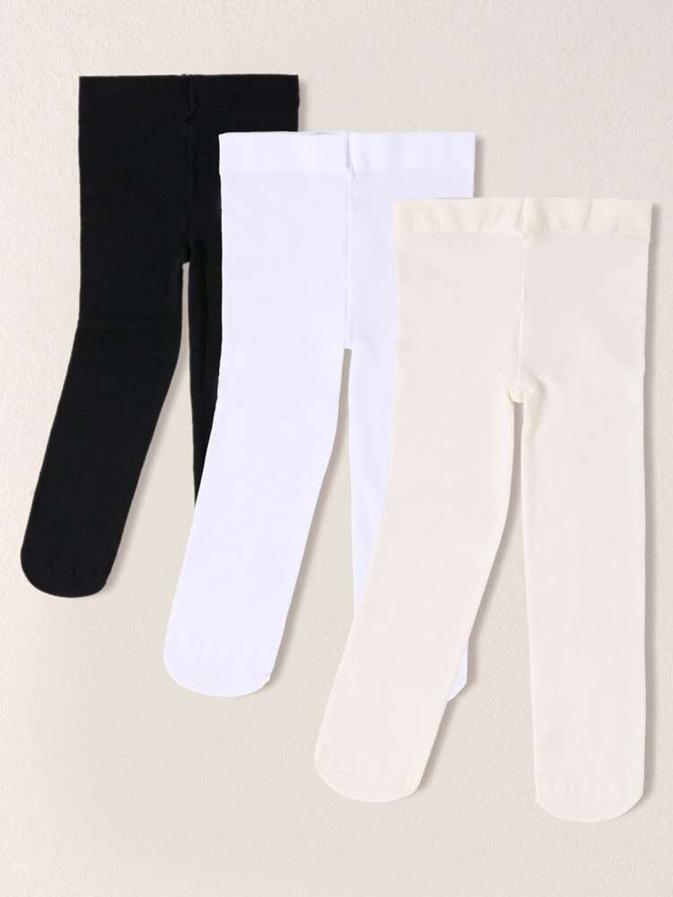 3pairs Baby Mixed Color Tights | SHEIN