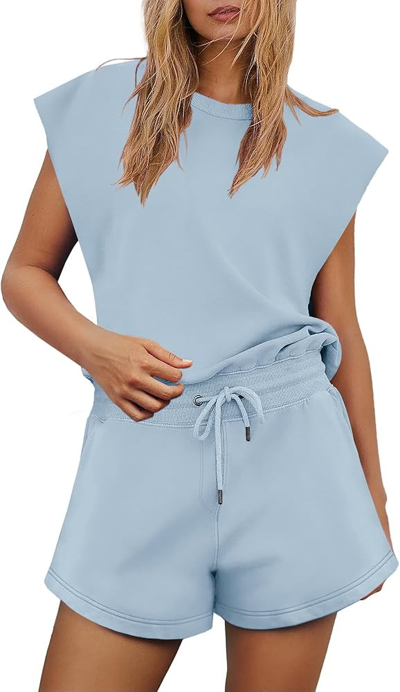 Nirovien Womens Open Back Romper Summer Athletic Workout Onesie Cap Sleeve One Piece Short Jumpsu... | Amazon (US)