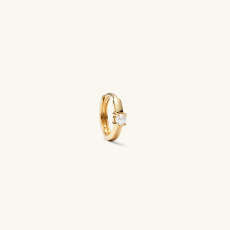 Single Colored Mini Hoop Pearl : Handcrafted in 14k Gold | Mejuri | Mejuri (Global)
