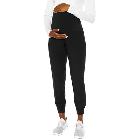 Med Couture Womens Maternity Jogger Pant Black X-Large | Walmart (US)