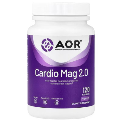 Advanced Orthomolecular Research AOR Cardio Mag 2.0, 120 Capsules | Target