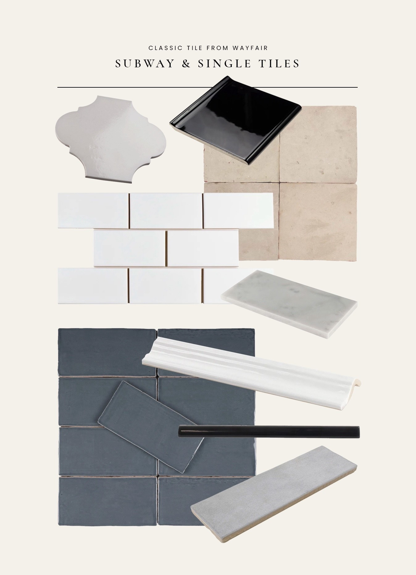 My top subway tile and single piece tile picks from @Wayfair - if you’re going for a classic look. These all have my designer stamp of approval. #ad #wayfairpartner #wayfair 

#LTKHome