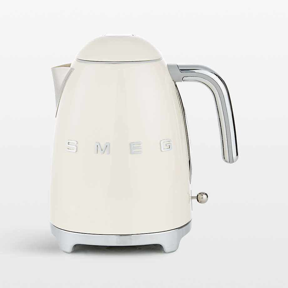 Smeg Matte White Electric Tea Kettle + Reviews | Crate & Barrel | Crate & Barrel