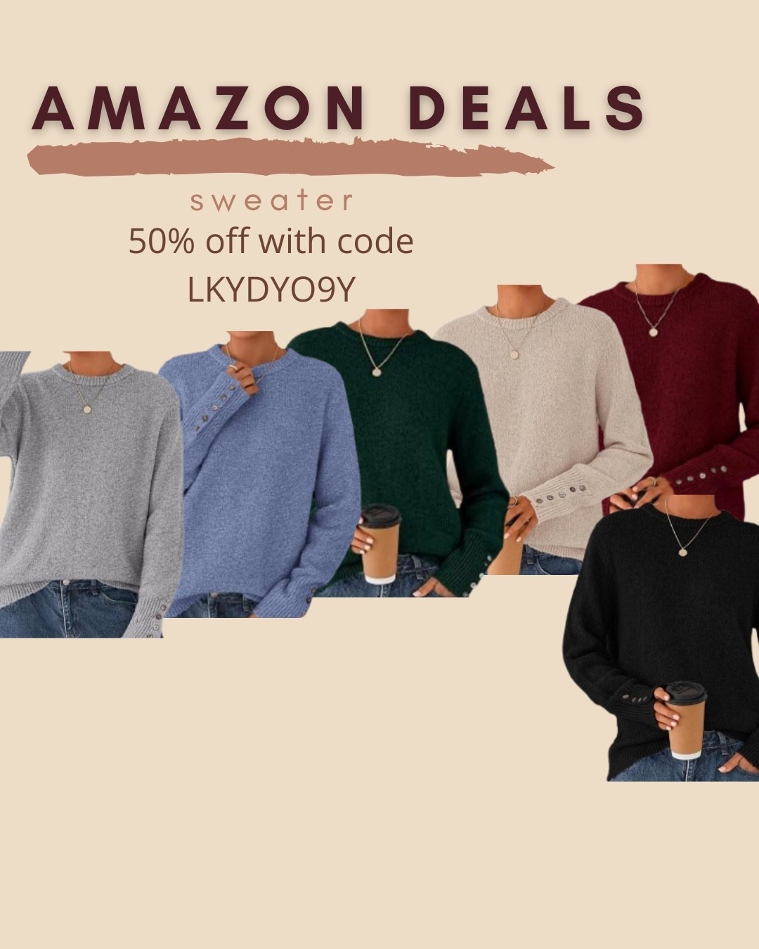 $17 ends 8/5

Amazon fashion
Amazon deals
Sweater

#LTKSaleAlert