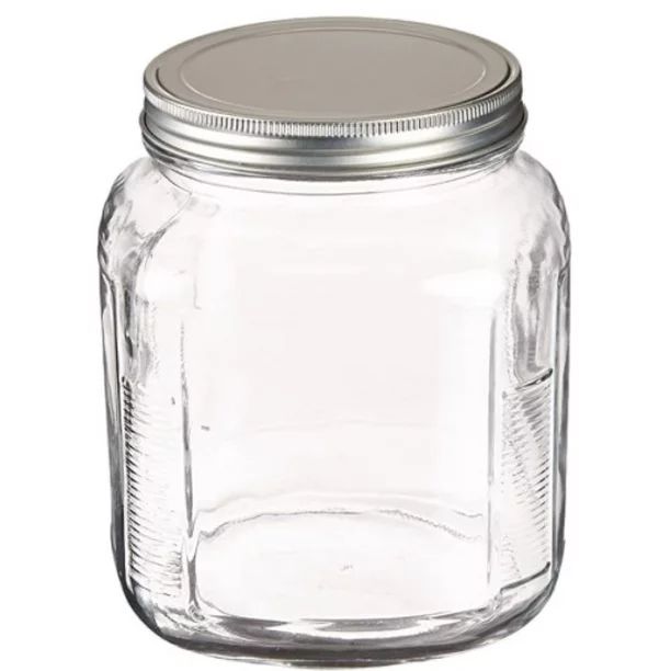 Anchor Hocking 1 Gallon Glass Cracker Jar with Lid, 2 Piece - Walmart.com | Walmart (US)
