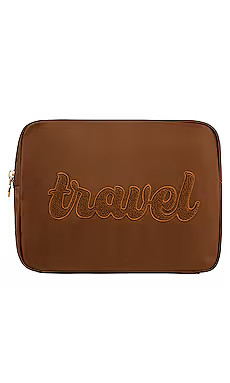 Stoney Clover Lane Travel Large Pouch in Chocolate from Revolve.com | Revolve Clothing (Global)