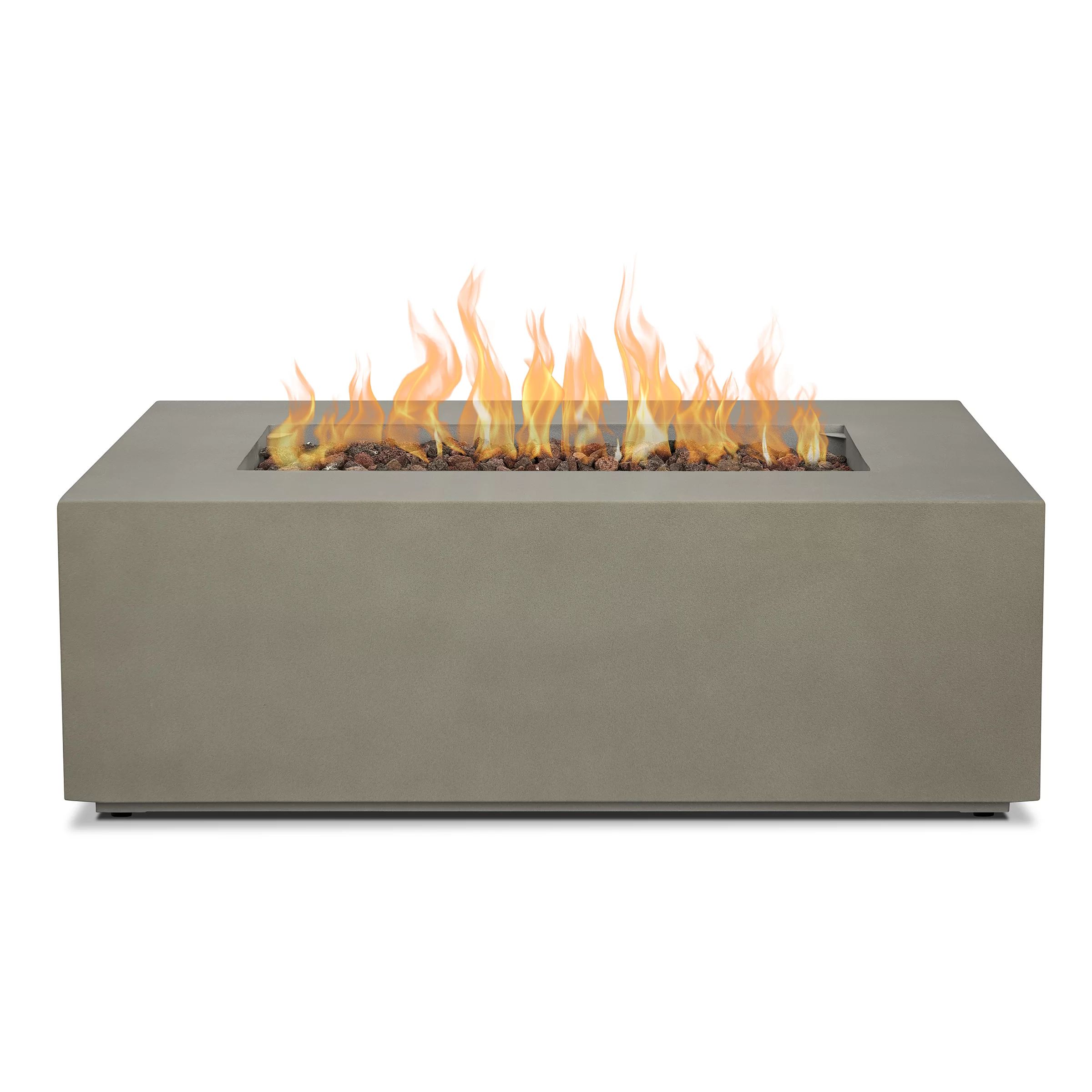 Aegean Propane or Natural Gas Outdoor Fire Pit Table | Wayfair North America