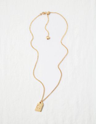 Aerie Monogram C Necklace | American Eagle Outfitters (US & CA)