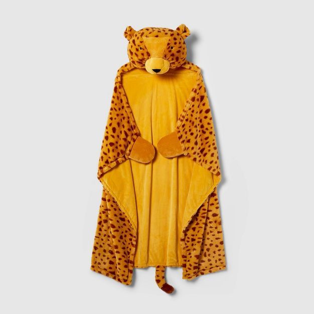 Cheetah Hooded Blanket - Pillowfort&#8482; | Target