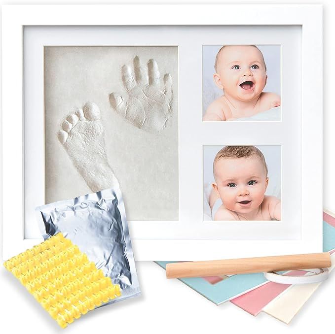 Baby Hand and Footprint Kit, New Born Baby Girls Gift, Registry for Baby, Baby Shower Gifts, New ... | Amazon (US)