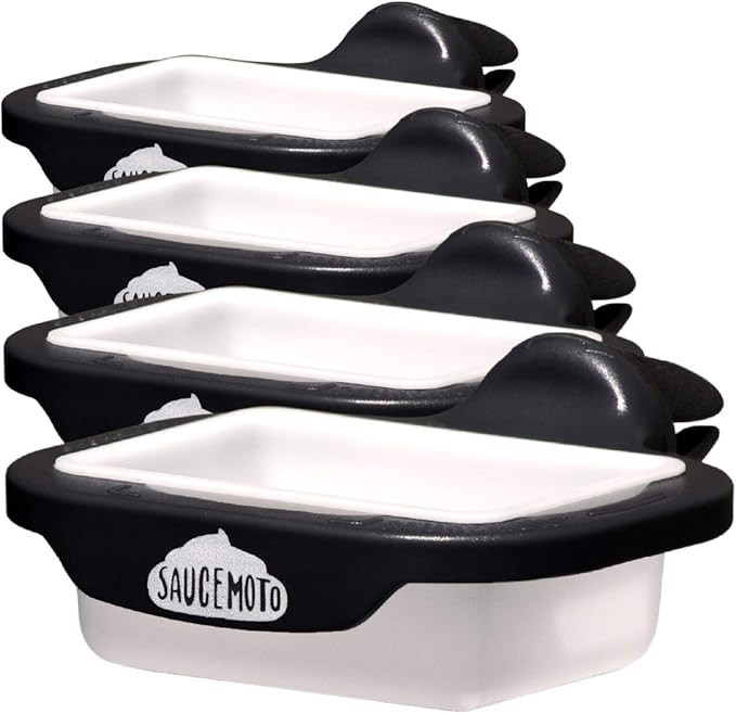 Saucemoto Dip Clip | An in-car sauce holder for ketchup and dipping sauces. As seen on Shark Tank... | Amazon (US)
