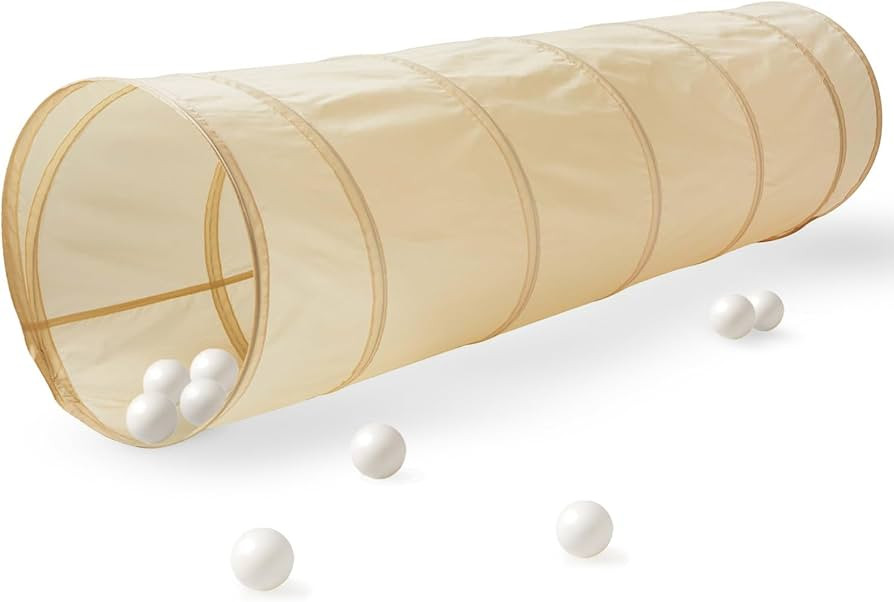 3 Sprouts Kids Play Tunnel - Pop Up Collapsible Tunnels with Recycled Fabric - Fun Crawling Tunne... | Amazon (US)