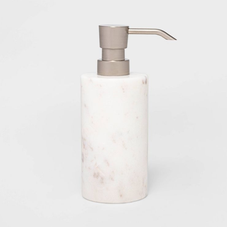 Marble Soap/Lotion Dispenser White - Threshold™ | Target