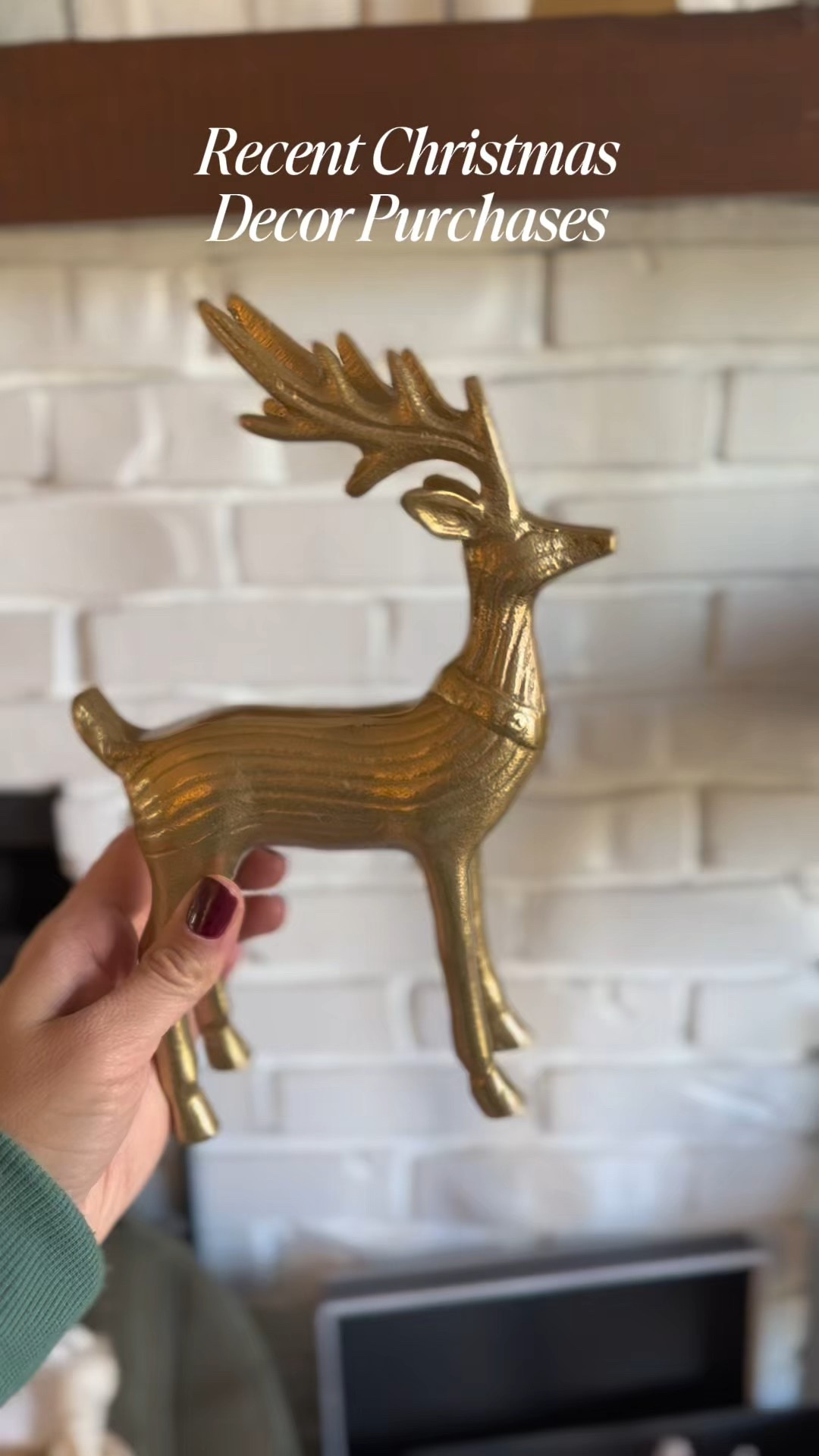 In my gold decor era! Loving my recent Christmas decor purchases. These heavy pieces look chic but with a good price!

#LTKHoliday