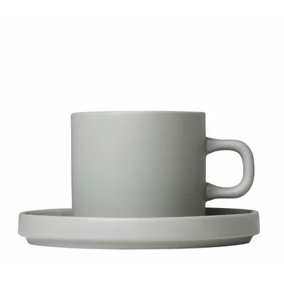 Pilar Coffee Mug & Saucer Blomus Color: Mirage Gray | Wayfair North America