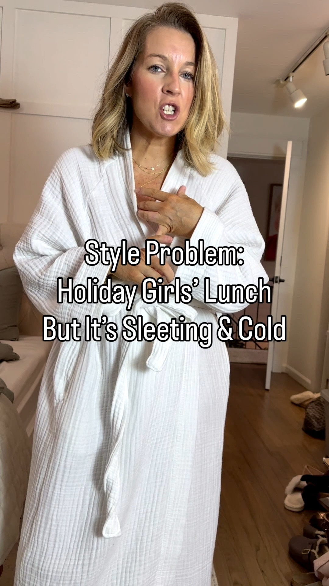 I loooove this casual holiday outfit!! Medium sweatshirt with the best embellished collar. 29 jeans. They’re so so soft and feel like leggings. Stretchy yet compressive. Boots are tts and I’ve had them for years  

#LTKSeasonal #LTKootd #LTKgrwm