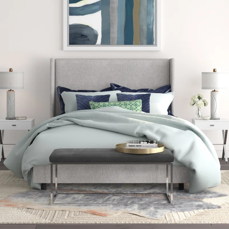 Charlotte Upholstered Low Profile Standard Bed | Wayfair North America