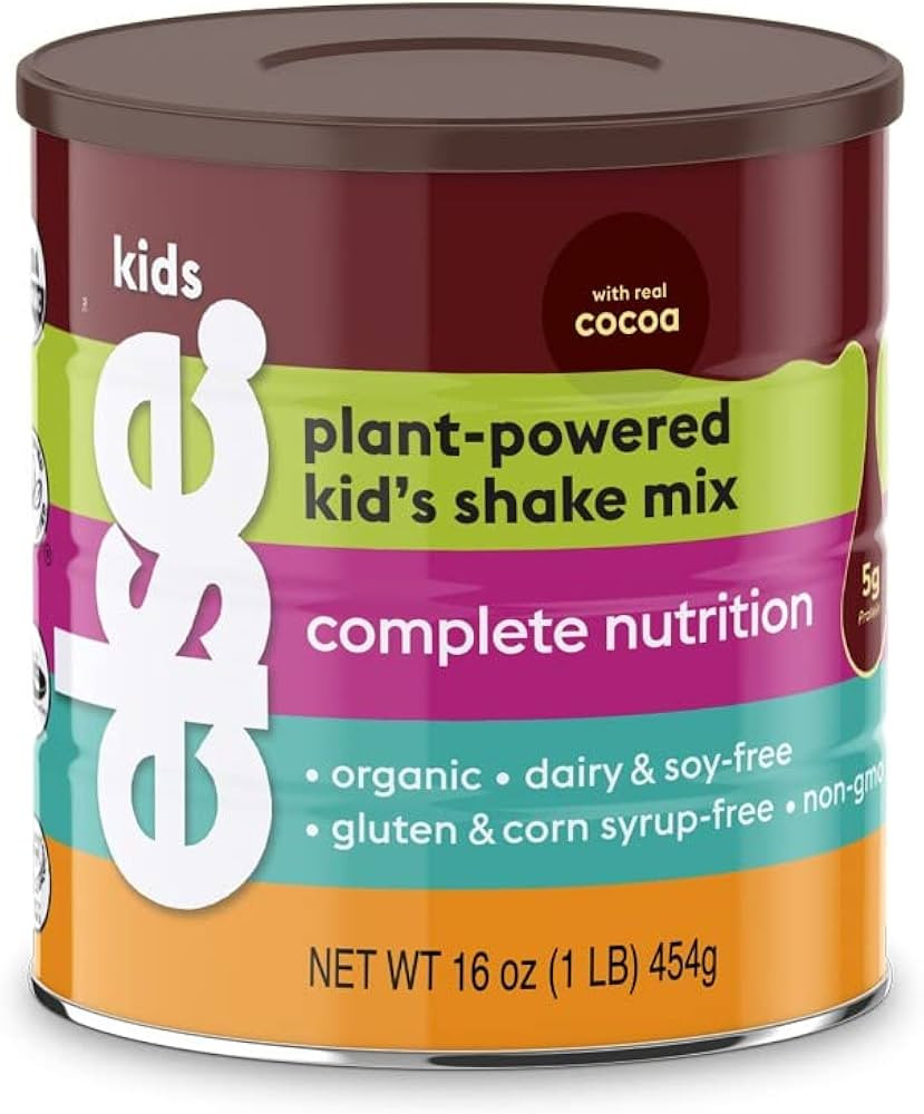Else Nutrition Kids Organic complete nutrition Shake Powder, Plant-Based, Less Sugar, Clean, Comp... | Amazon (US)