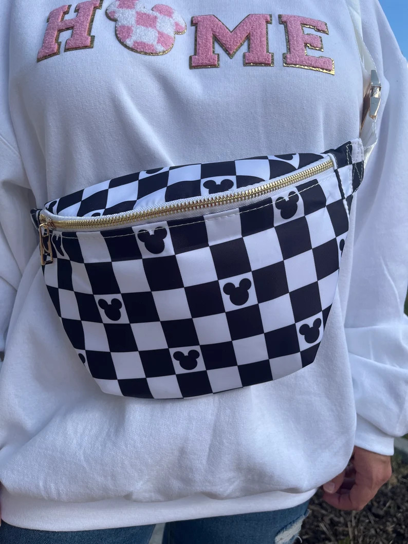 Magical Mouse Large Nylon Fanny Pack - Etsy | Etsy (US)