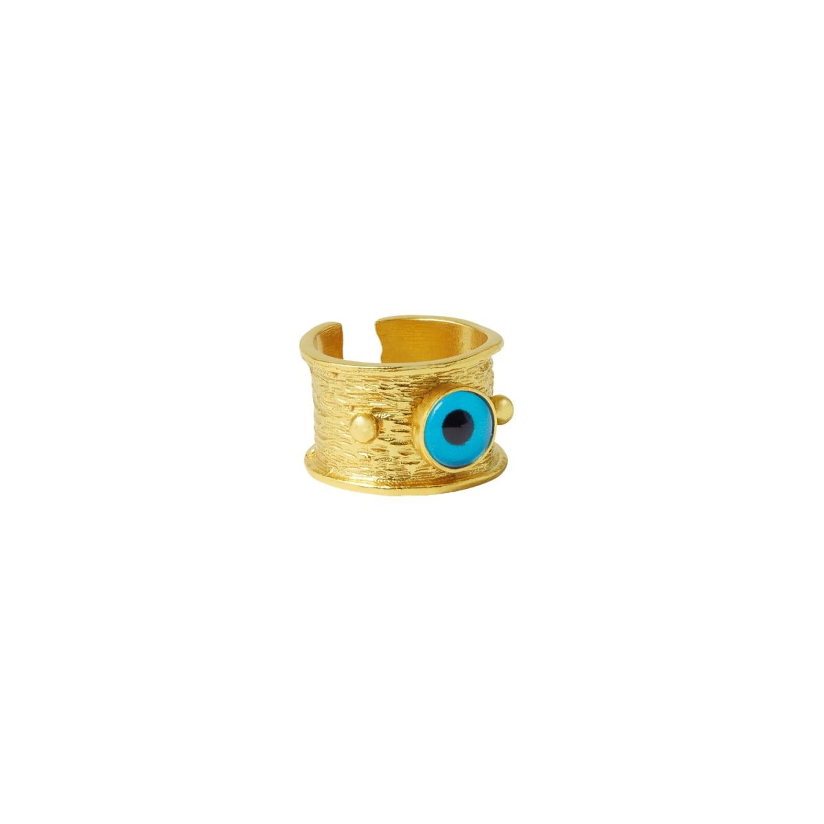 Della Evil Eye Band Ring | Wolf & Badger (US)