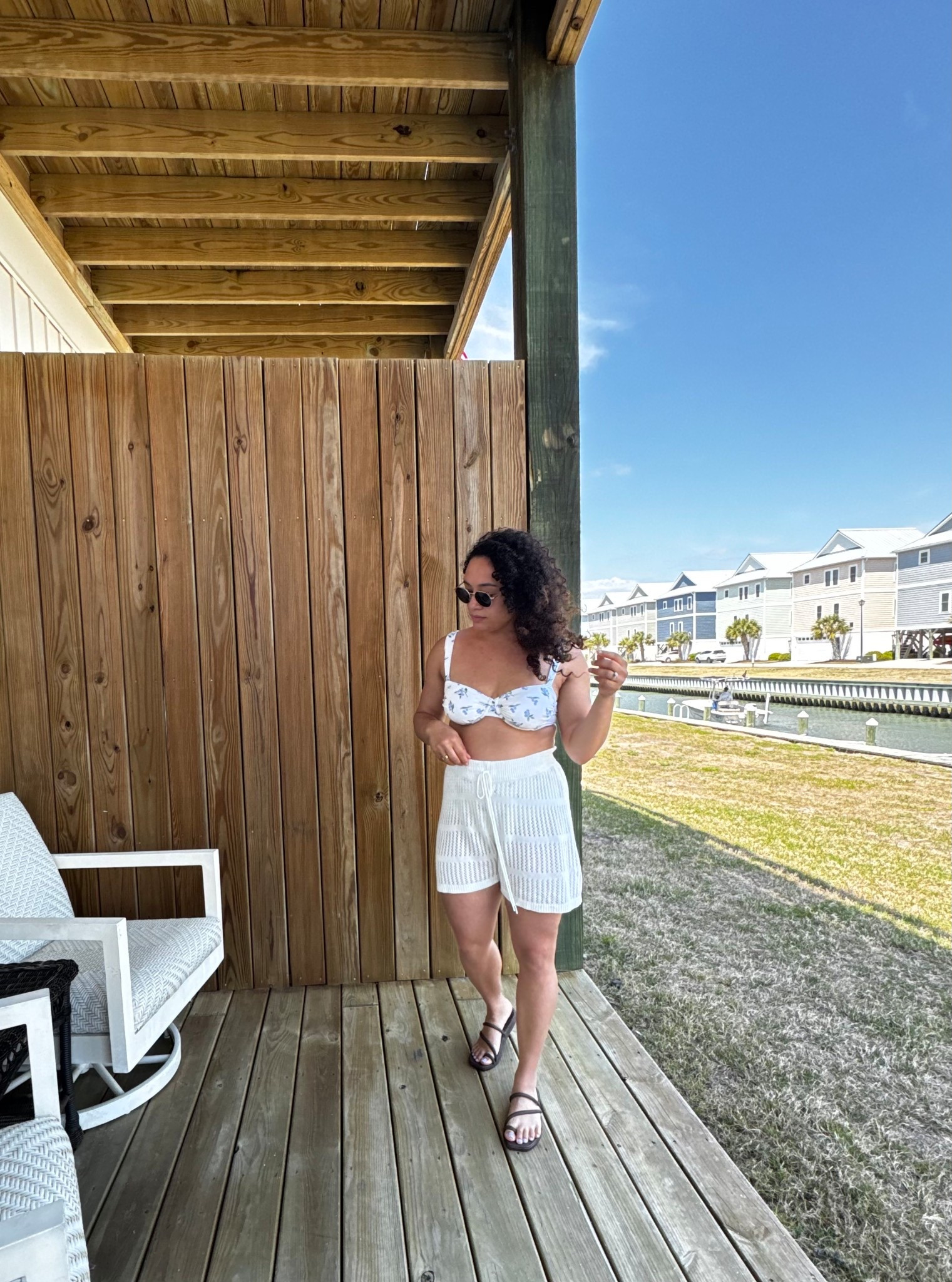 Find me on the beach until further notice! Target swimsuit on sale my exact style swimsuit is not online but linked the same style in animal print! Vacation outfit 