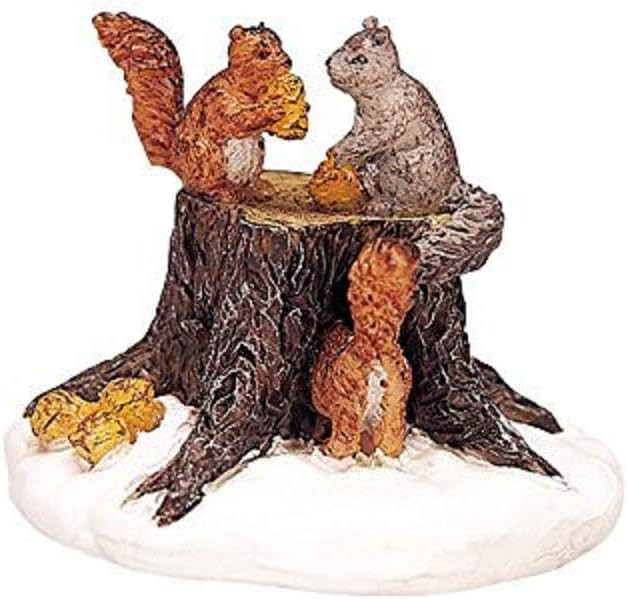 Lemax Village Collection 2003 Chipmunks On Tree Stump Figurine 32693 | Amazon (US)