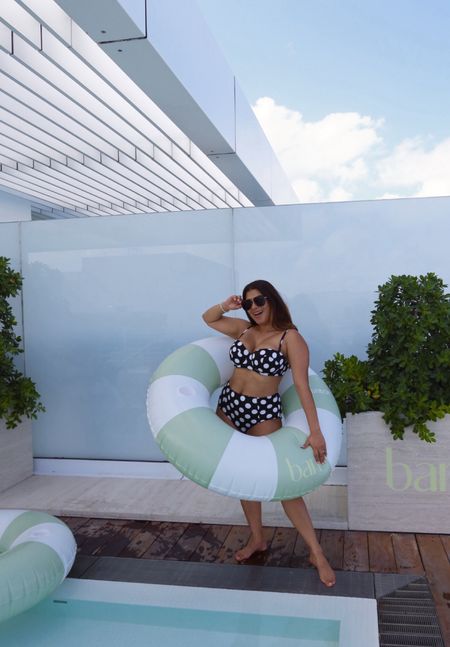 This was the high waisted swimwear that I wear 3 months after having my baby! Is super comfy. It’s available in plus size too!  Pool floats 

Vacation outfit, spring intimate, Resort wear, Mom friendly swimwear, Postpartum swim, family friendly swim, vacation, beach, slim swimsuit 

#LTKSwim #LTKMidsize #LTKFindsUnder50