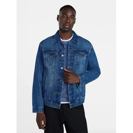 George Men s & Big Men s Denim Jacket  Sizes S-3XL | Walmart (US)