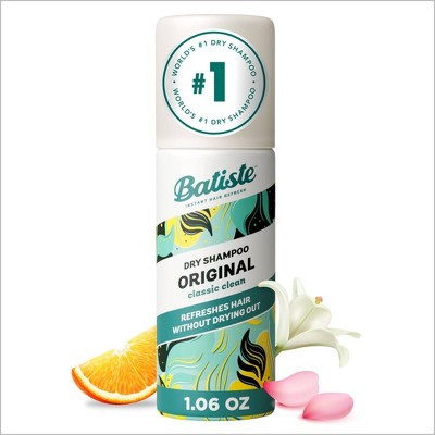 Batiste Original Dry Shampoo - 1.06oz: Aerosol Basic Cleansing, Aluminum-Free Hair Care for All Hair Types Daily Use | Target