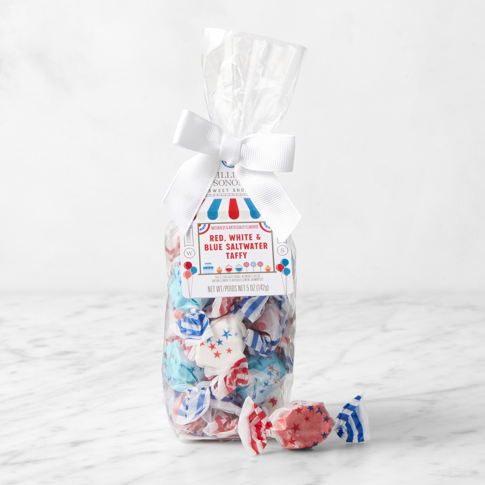 Williams Sonoma Red, White & Blue Saltwater Taffy | Williams-Sonoma