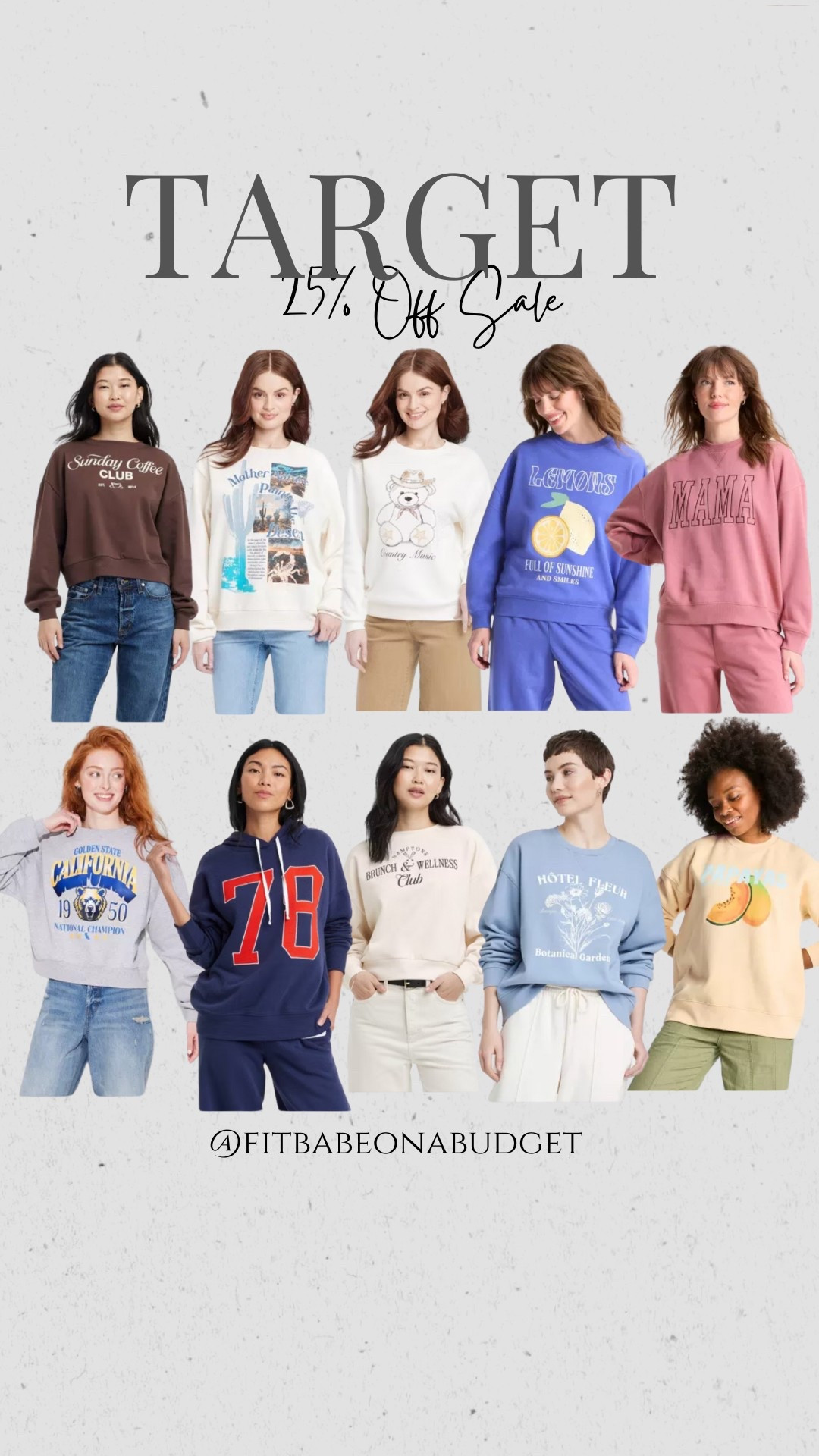 Target sale! Graphic sweatshirts under $20

#LTKFindsUnder50 #LTKStyleTip