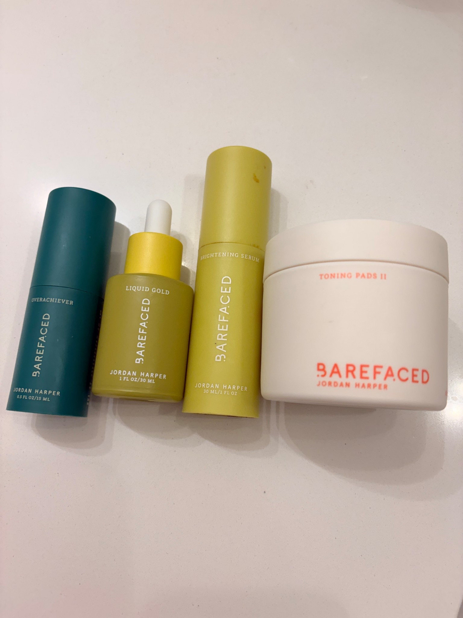 Gang’s all here! My skincare lineup that I can go without! My skin isn’t sensitive so I’m able to use the toning pads II twice a day- morning and night. If you had to pick just one I’d recommend the toning pads. They help with discoloration and evening your skin tone.

Barefaced
Nightime routinee

#LTKBeauty #LTKselfcare